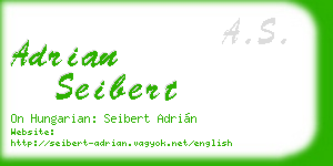 adrian seibert business card