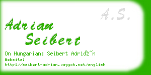 adrian seibert business card